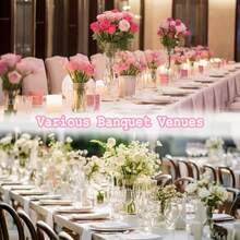 2 件 ABS 螺旋花茎支架花卉拱门支架，适用于派对、DIY 婚礼中心装饰、家用室内外插花工具、花束配件 - 彩色 - 查看 7