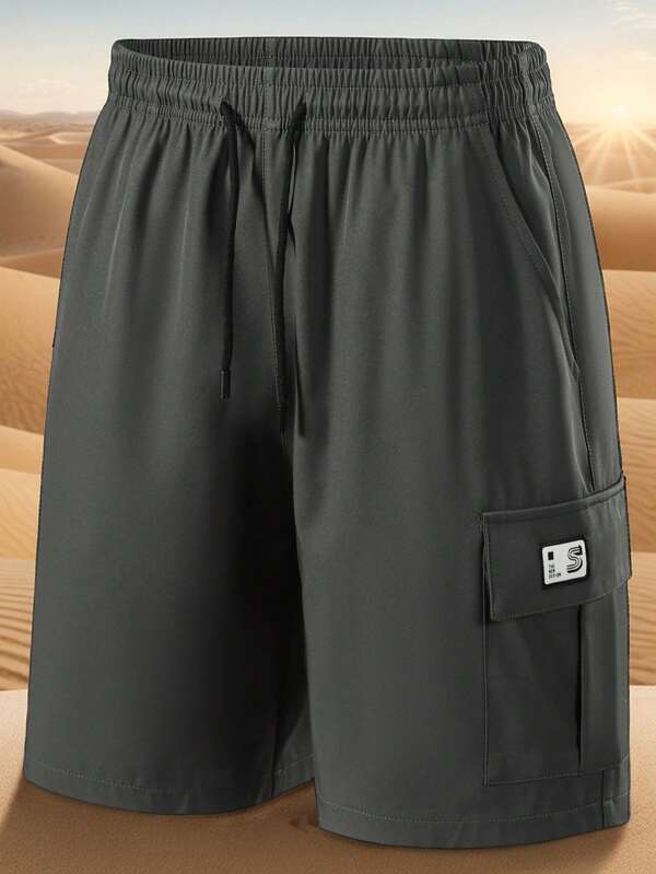 Casual Cargo Shorts Men, Lightweight Loose Fit Workout Shorts With Large Pockets, Summer
