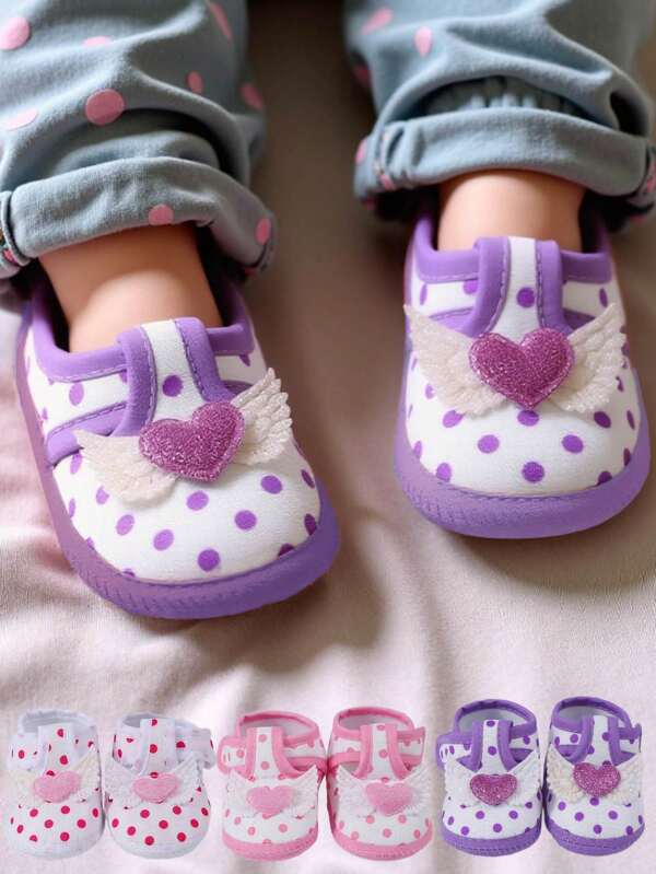 1 paire de chaussettes chaussures de princesse pour enfants, semelles souples, nœud papillon, chaussures de premiers pas pour nourrissons et nouveau-nés, 0-12 mois