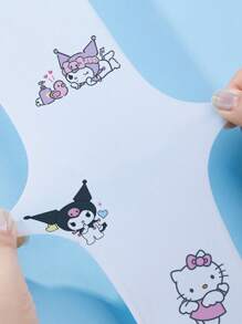 Sanrio 1/3 pary rajstop Kuromi dla małych dziewczynek, pończochy do tańca baletowego, cienkie i o wysokiej elastyczności, niełatwe do zaczepienia, odpowiednie na lato