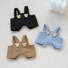 Labu 工作服套装（适用于 第 1/2 代）- 17 厘米牛仔背带套装，带乙烯基表面，适合布盒人偶和钥匙扣的可爱娃娃衣服，可调节肩带，是生日、节日、圣诞节礼物、圣诞节装饰的完美礼物 - 彩色 - 查看 1