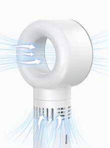1 pieza Secador de pestañas recargable por USB con ventilador de mano inalámbrico con 5 velocidades de viento, adecuado para extensiones de pestañas