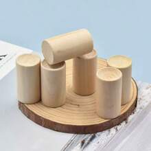 3 pièces de bois volatil de fleur de hêtre, diffuseur d'arôme en bois, convient pour la maison et le bureau - amplificateur de parfum portable, utilisé pour la penderie et la décoration de la table de chevet, avec cadeaux de fête universels, convient pour Noël, Halloween, Fête des Mères.