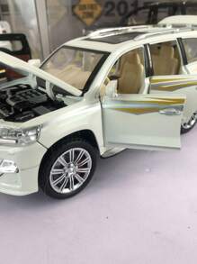 ESCBBXX 1pc Realistic Off-Road SUV Zinc Alloy Model Toy Car, Collection/Display Item - Size: 8.26"L X 3.74"W X 3.26"H, Alloy Exterior Detailed Interior, Openable Doors & Hoods, Rolling Wheels - Great As Collectible Metal Car Gift For Adults,Back To School