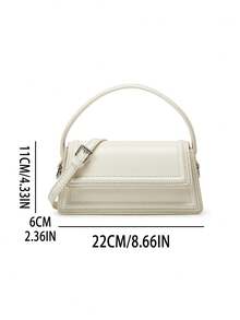 棕色迷你城市斜挎包，黑色休闲时尚手提包