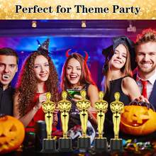 Golden Award Trophies,Gold Award Statues, 1/3/6pcs Mini Trophies, Plastic Trophy Award For Competition,Events, Sports, Party Decorations,Award Ceremony And Appreciation Gift - Multicolor - View 6