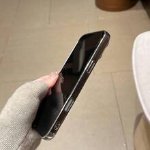 Funda para teléfono con purpurina, perlas brillantes, diamantes, corona y espejo, 1 unidad - Rosa - Ver 5
