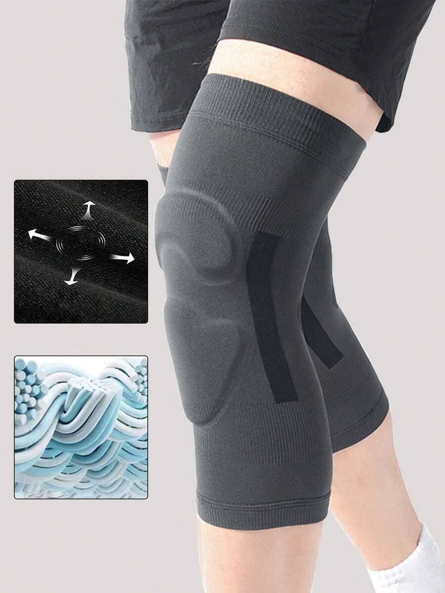 1pc,Summer New EVA Anti-Collision And Shock-Absorbing Sports Knee Pads, Fitness Cycling Sports Protective Equipment, Anti Slip Universal Basketball Knee Pads - Multicolor - View 1