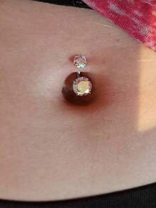 3Pcs Belly Button Piercing Kit Gun, Professional Body Piercing Kit, Belly Button Piercing Gun Navel Piercing Kit For Women, Disposable Belly Piercing Gun At Home With Belly Button Rings