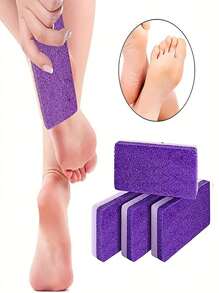 Foot Pumice Stone Exfoliating File, Callus And Dead Skin Remover, Heel Brush, Salon Foot Scrubber Pad, Men's And Women's Pedicure Exfoliation Tool,Callus Removal & Foot Brush And Pedicure Exfoliation Tools, For Dead Skin