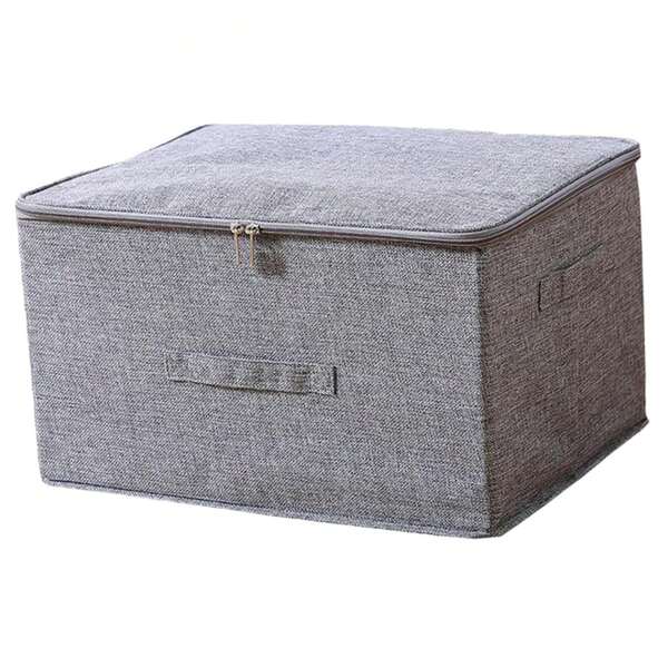 Caja de almacenamiento plegable de gran capacidad para la guardería para ropa en la organización del armario del hogar, divisor de armario de ropa conveniente con múltiples capas