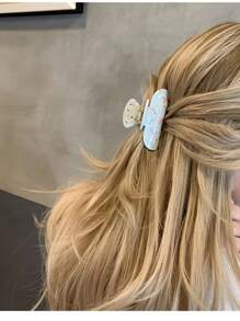 Elegant And Graceful Rhinestone Daisy Hairpin, College Style Fresh Three-Dimensional Flower Hair Claw - Retro Style, Non-Slip Ponytail Clip, Sweet And High-End Jelly Clip, Slouchy Niche Hair Hair Claw, | Suitable For Women And Girls | Party, Date, Gift Giving, Hair Accessories, Claw Clips, Hair Jaw Clip, Hair Clutch Fall Winter Hair Clip For Vacation Outfits Woman