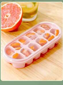1 Piece Silicone Ice Cube Tray With Lid, Large Ice Mold, Easy To Take Out Reusable Ice Cube Tray, Soft Ice Cube Storage Container