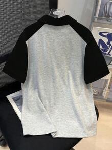 Tween Boy Casual Polo Tshirt Personalized Simple Childlike Racing Cool Cars Letter Print Pullover Polo Collar T-Sleeve Boys Clothes Kids Spring And Summer New