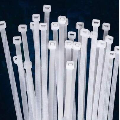 每袋 50 条/285 条园艺扎带，带安全块的自锁尼龙扎带，高承载能力，高抗拉强度，耐用且方便，适用于家庭、花园、车库、车间整理电线或电缆，母亲节、返校节、园艺工具、圣诞节