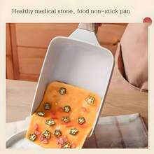 Japanese Tamagoyaki Pan – Non-Stick Mini Frying Pan For Eggs, Breakfast, And Omelets, Durable & Easy To Clean - Beige - View 3