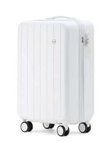 Valiză ușoară multifuncțională de 20 de inci, cu mâner de cărucior și geantă de absolvire cu încuietoare, pentru accesorii școlare, lucruri școlare