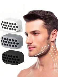 3pcs/Pack Chin Chewing Trainers, Facial Muscle Exerciser, Silicone Chewing Exercise Tools, Face Fitness Ball, Gym, Deporte, Gimnasio, Ejercicio En Casa, Maquinas De Gimnasio, Entrenamiento En Casa