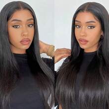 2 件直发束 直发接发 女士自然黑色柔软可染色 2 束 优质