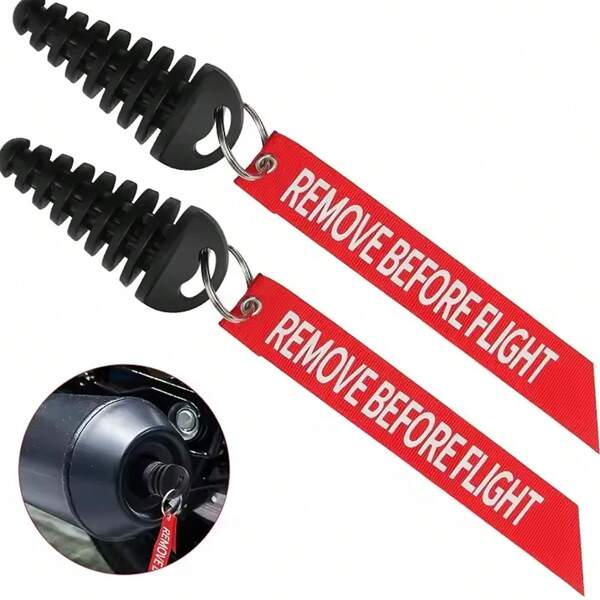 Motocross Car Wash Waterproof Plug With Key Fob, Dustproof Rubber Plug, Pipe Wash Plug, Pipe Protector For Motocross Bikes