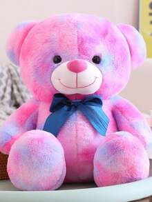 1 件 25 厘米/9.84 英寸可爱渲染泰迪熊公仔毛绒玩具熊抱抱熊玩偶布娃娃女友生日礼物蝴蝶结熊新居抱枕沙发熊装饰 - 彩色 - 查看 3