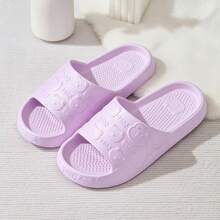 Pantofole da donna con suola morbida antiscivolo in EVA, design carino a forma di orso, adatte per uso domestico
