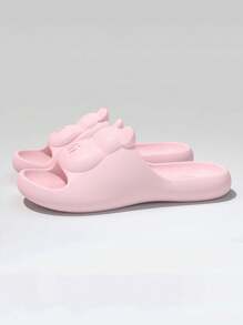 1 paar antislip superzachte stille slippers, zachte EVA-pantoffels, antislip, waterdicht, slijtvast, ademend, dames casual douchebadslippers, plastic pantoffels, dikke zool antislip huispantoffels, modieuze buitensandalen voor koppels