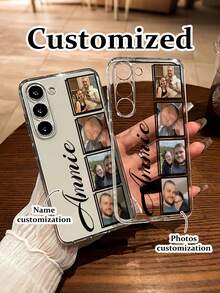 Customizable High Permeability Print Soft Phone Case, Shockproof Protective Cover Compatible With IPhone Redmi 10, Redmi Note 11 4G, Redmi 11 Lite, A53 TPU, A14, A23, S23 Ultra, S24, A14, A15, S23, A73, S25/S25 Ultra, Stylish, Colorful, Vintage, Cute, Contracted, Funny, Custom, Ideal Gifts For Her, Boyfriend, Girlfriend, Family, Friends, Grandparents, Couple, For Anniversaries, For Birthdays,Customized Phone Cases,Street Casual Chic - Multicolor - View 2