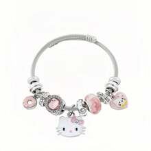 Sanrio 1Pc Kitten Cat Bracelet, Creative Bracelet, Sweet Gift For Women, Best Birthday Gift, Valentine's Day Gift, Party Gift