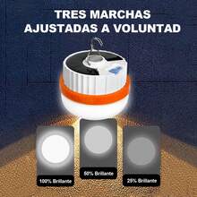 Foco Led Portatil Recargable Lamparas Solares Emergencia - aleatorio - Ver 2