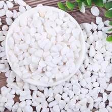 3000克/包 天然白色鹅卵石，大块石子，适用于盆栽植物、铺路、庭院、花园、景观装饰