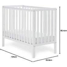 Bantam Space Saver Cot, White - White - View 6
