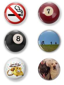 1pc Men's Funny Badge Brooch, Creative Button Badge, Amusing Gift For Friends, Family, Classmates, Bag Decoration