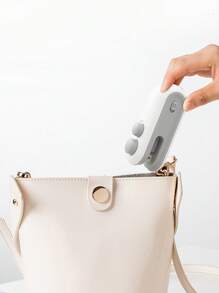 Mini Rechargeable 2-In-1 Bag Sealer With Cutter, Plastic Bag Heat Sealer To Keep Food Fresh, Small Electric Vacuum Sealer, USB Charging Sealing Machine For Food Storage