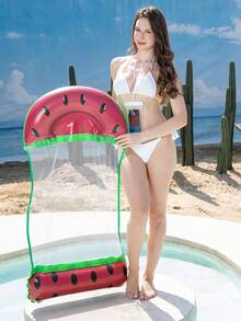 Inflatable Pool Floats Adult,1 Pack Floating Lounge Chairs,Blow Up Pool Noodles For Adult Heavy Duty,Floating Chair For Party Summer Water Beach Lake Fun - Red - View 3