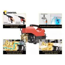 3500psi Hidrolavadora Eléctrica  De Presión Máxima 5500w Color Rojo