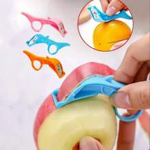 2pcs Assorted Color Fruit & Vegetable Peeler, Multi-Functional Peeler, Potato Peeler, Orange Peeler, Apple Peeler, Melon Peeler, Reusable Pear Peeler, Carrot Peeler, Kitchen Tools