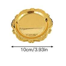 1 件金属和玻璃设计的水果托盘，欧式复古宫廷风格餐盘，适用于厨房、餐厅、节日庆祝桌面装饰的高端水果篮