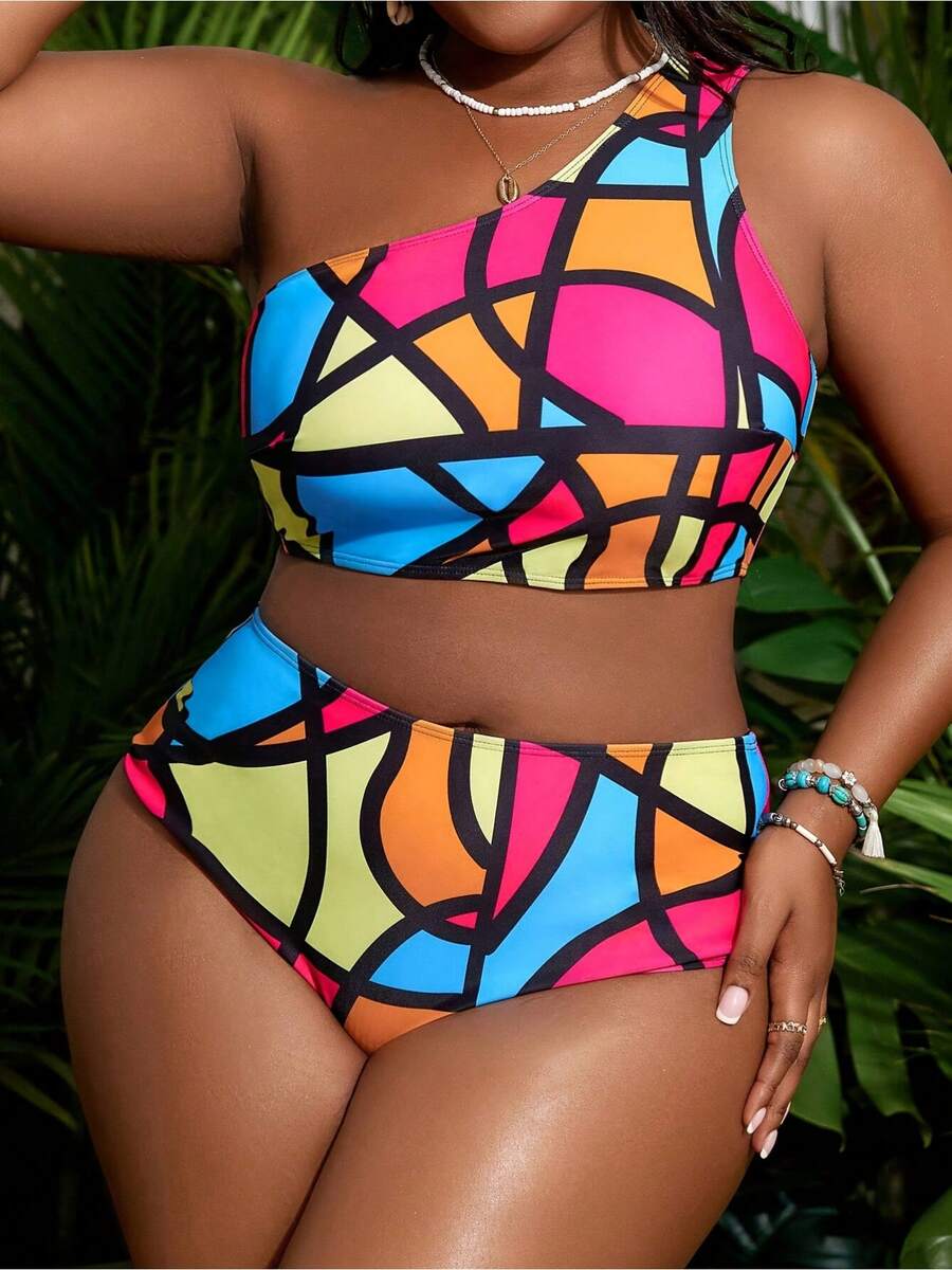 New Fashion Sexy Women's Hot Spring Bikini Swimsuit, Beach Slit Two-Piece Swimsuit - 花色 - 查看 1