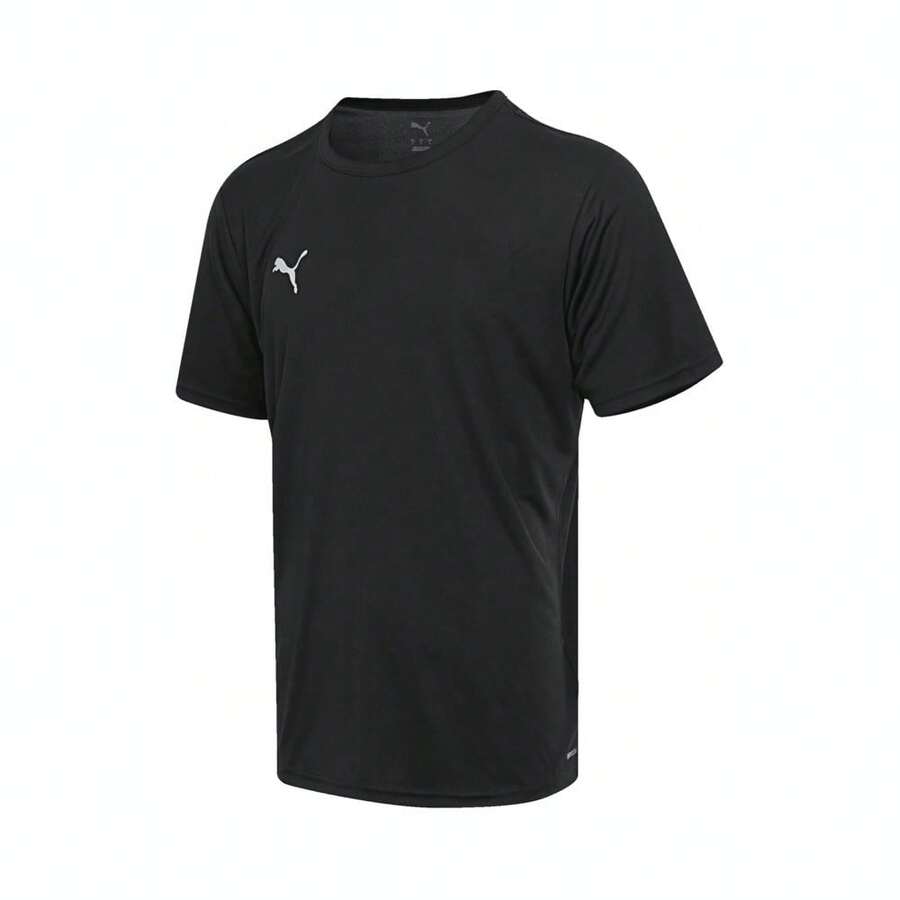Puma 2025 男式足球T恤，梭织无袖短T恤 70613203 - 黑色 - 查看 1