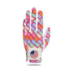 FINGER TEN Golf Gloves Women Left Hand Leather With Ball Marker Value 1 Pack Colored Glove For Ladies Right Handed Golfer All Weather Grip - Multicolor - View 16