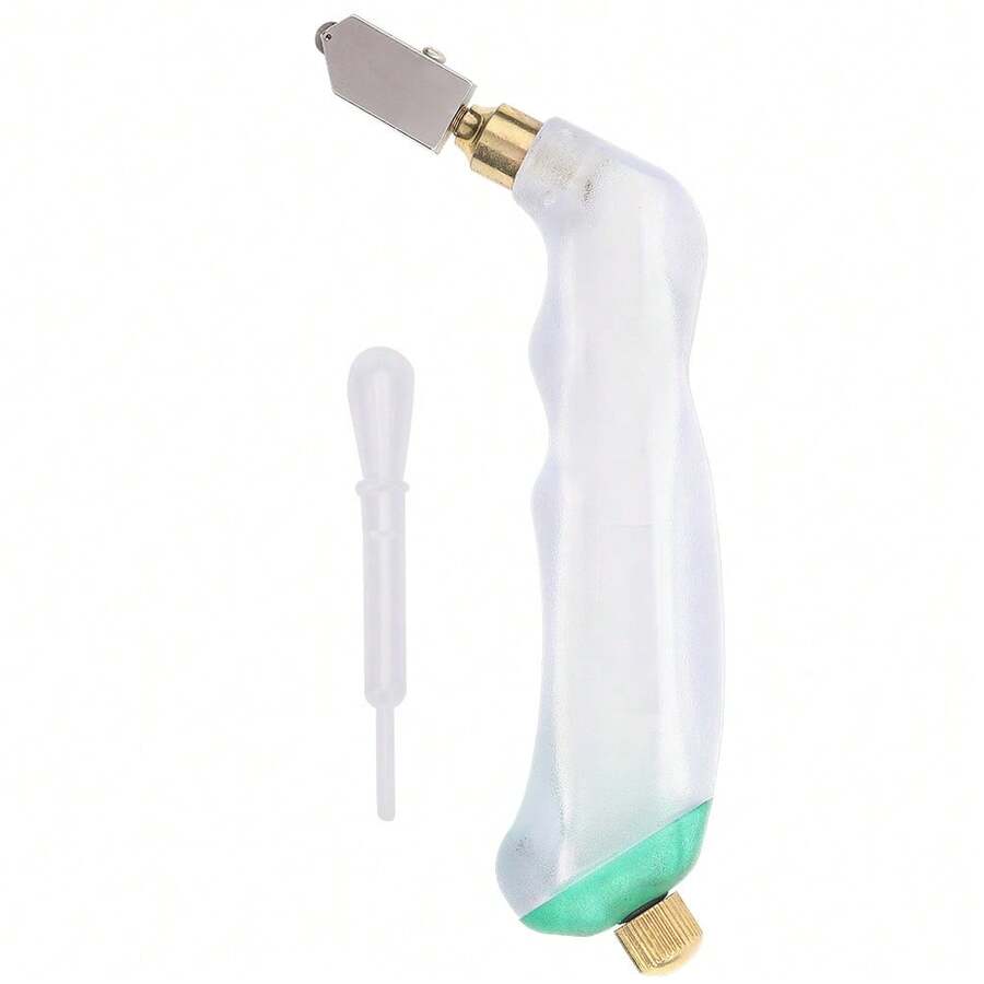 Handheld Alloy Pistol Grip Oil Feed Glass Cutter Set For Cutting Ceramic Tiles - As Shown - View 1
