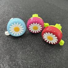 1個自行車鈴鐺喇叭，菊花騎行鈴聲響亮清脆，適用於自行車或三輪車、特技滑板車、山地車、BMX單車、巡航車等 - 查看 3
