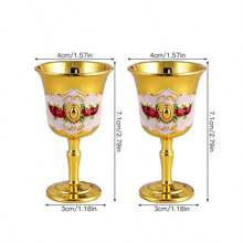 1pc Rose Floral Stem Glass, Suitable For Wine, Juice, Beverage, Water, Champagne At High-End Restaurants, Bars And Home, Multi-Color Options, Decorative Tabletop Glassware