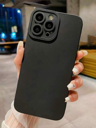 黑色简约彩绘手机壳/保护套适用于 14/15 Pro Max/16/11/ Galaxy 手机，适合 11、12、13、16、15、16 Plus、16 Pro Max、Galaxy S23、S24、S25、S24 Plus、S25 Plus、A56、A36、A26 防水防震防摔防刮