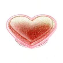 PopGrip Cell Phone Grip & Stand - Squishy Tidepool Heart Pink - 1 - View 4