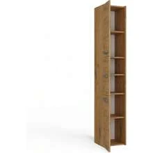 VERONA Bathroom Cabinet 170x30x30 Cm Bathroom Storage Unit - Anthracite-ArtisanOak - View 1