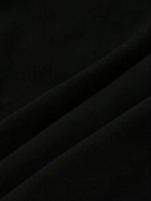 Áo croptop cổ lệch độc đáo, thanh lịch, giản dị, quyến rũ dành cho nữ, áo ngắn ôm sát eo, gợi cảm, tối giản, màu đen ngọt ngào, quyến rũ cho mùa hè - màu đen - Xem 10