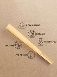 BROWN Canned Pre-Rolled Cone + Funnel Ultra-Thin Slow-Burning Pointed Tip Rolling Paper Portable Cone-Shaped Rolling Paper Valentine's Day Gift Party Gift Gift For Friends Outdoor Supplies, Pre-Rolled Filter Tip Paper Accessories Easy To Carry