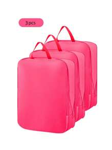 1/2/3 piezas Cubos de embalaje de compresión expandibles, hechos de tela suave y duradera, adecuados para viajes, viajes de negocios, almacenamiento de dormitorios de ropa, zapatos, calcetines, toallas y artículos personales, accesorios de viaje ideales, compactos y fáciles de transportar Organizador de almacenamiento de ropa para el hogar y el dormitorio, bolsa de organización y almacenamiento para la escuela, accesorios escolares, artículos escolares